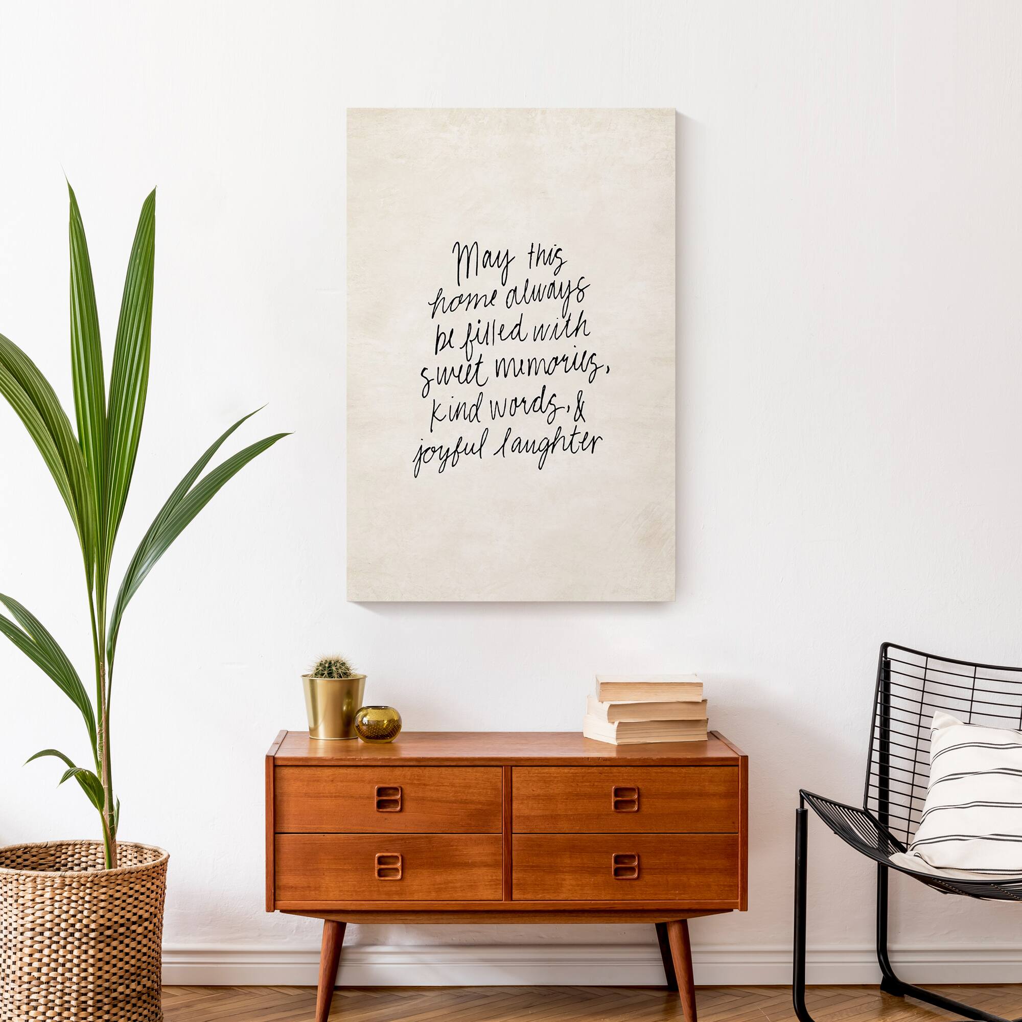 Sweet Memories, Kind Words, Joyful Laughter 20" x 30" Canvas Wall Art